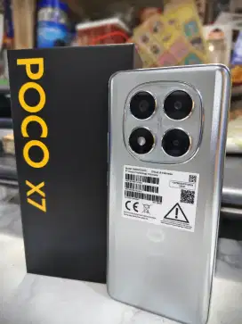 Poco x7 8/256 fullset original garansi 9 bulan