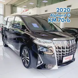 Toyota Alphard G 2.5 AT 2020 Black on Beige Record Hitam