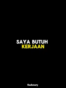 Butuh pekerjaan