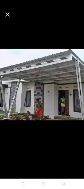 Menerima pemasangan rangka baja ringan