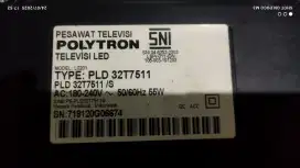 Polytron 32in blank mesin bagus