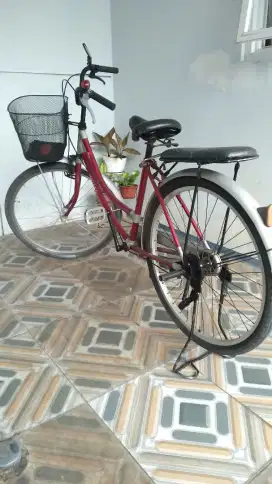 Sepeda wanita united keranjang citybike 26