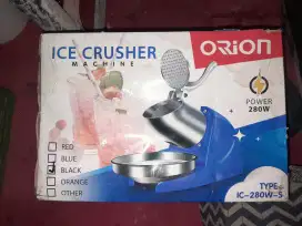Ice crusher serut es orion lengkap