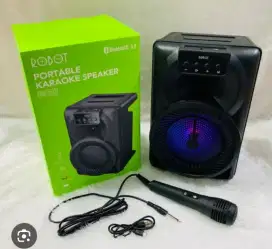 Speaker Karaoke Bluetooth Robot