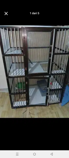 JUAL KANDANG KUCING DUA TINGKAT