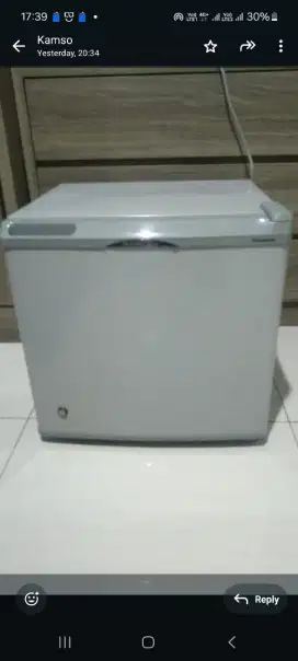 Kulkas kecil 1 pintu panasonic