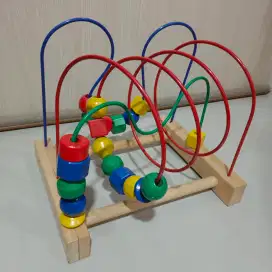 Mainan edukasi wooden toy Ikea Mula Montessori