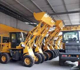 Kapasitas 1 - 3 Kubik Wheel Loader China Tangguh Sparepart Mudah Ready