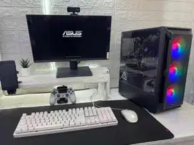 PC INTEL I5 10400F RX 5500XT 4GB RAM 16GB NVME 512GB HDD 500GB PSU 650