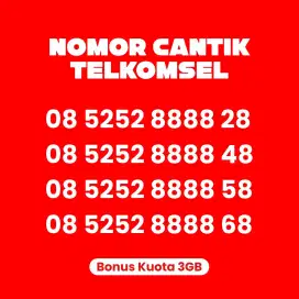 Nomor cantik Telkomsel