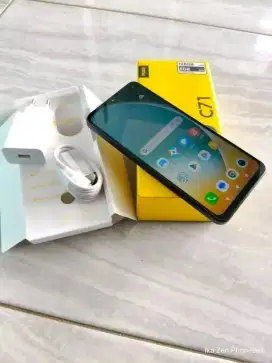 Jual poco c71 4+4/128gb hitam