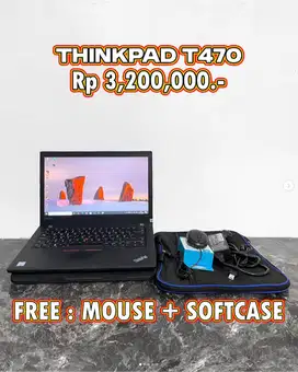 Jual Laptop Lenovo Thinkpad T470 Intel Core i5-6300u