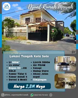 Rumah Mewah Tengah Kota Solo