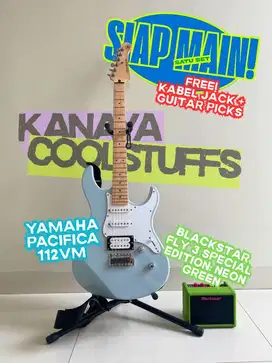 DIJUAL MURAH! SET SIAP MAIN YAMAHA PACIFICA + BLACKSTAR FLY 3