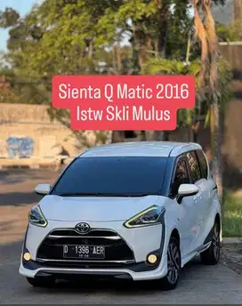 Sienta Q Matic 2016 pk an 2017 istw skli bandung murah