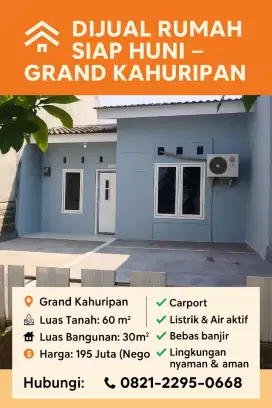 Rumah di Grand Kahuripan