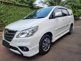 INNOVA G LUXURY BENSIN MATIC 2014 2015 TGN1 PRIBADI KM LOW BODY MULUS