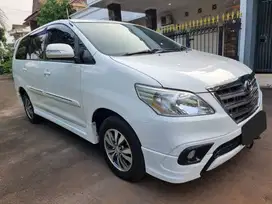 INNOVA G LUXURY BENSIN MATIC 2014 2015 TGN1 PRIBADI KM LOW BODY MULUS