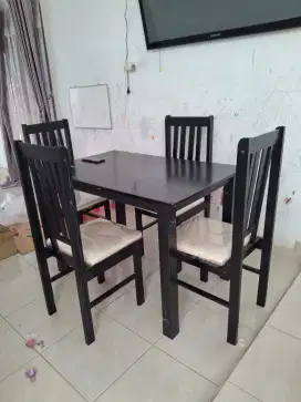 Jual meja dan kursi makan minimalis