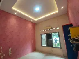 Dekorasi furniture kantor ruangan partisi gypsum dan plafon gypsum