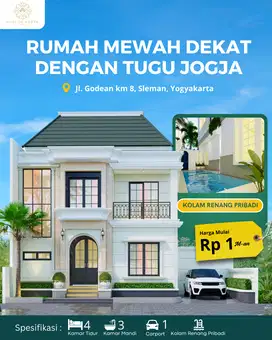 Rumah 2 Lantai Dekat Tugu Jogja