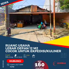 Ruang Usaha Lebar Depan 12 Meter Persegi Cocok Untuk Ekspedisi/Kuliner
