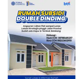 Rumah Subsidi Pesona Kahuripan X tahap 2 Cileungsi