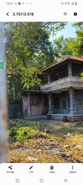 di Jual rumah ex galery dekat bali Zoo