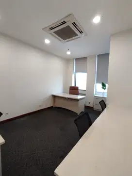 Sewa ruang kantor bulanan dengan View kapasitas 4 Pax