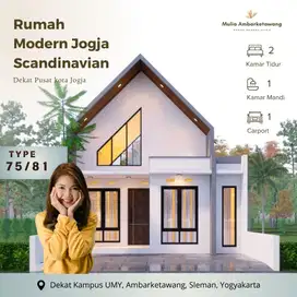 Rumah Dijual Sleman One Gate System Senyaman Villa Jalan Wates Km 6