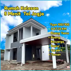 5 Menit Tol Jogja, Rumah Jl LPMP Kalasan Promo