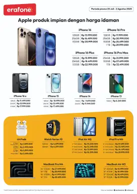 CICILAN HP | PROMO APPLE CASHBACK! TANPA DP