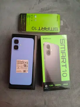 Infinix smart 10 4/128 fulset mulus mantap