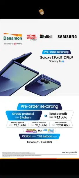 Samsung Galaxy Z Flip 7 | Free Upgrade Memori