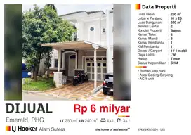 Dijual Rumah 2 Lantai Bagus SHM di Emerald PHG Gading Serpong