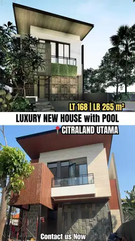 Dijual Rumah 2 Lantai Gress Citraland Utama Surabaya
