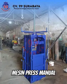 Mesin Press Manual Botol PET, Kardus, Aluminium Drum Kaleng, Sabut dll