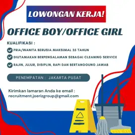LOWONGAN KERJA OB CLEANING SERVICE