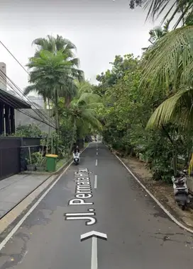 Rumah hitung tanah di Permata Hijau dekat Senayan
