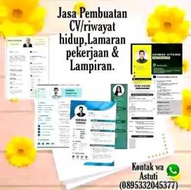Jasa Pembuatan Cv