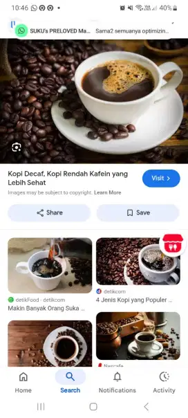 Kerja kopitiam hanya sabtu minggu