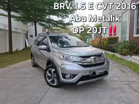 DP 20JT‼️ BRV E CVT 2016 Abu Metalik