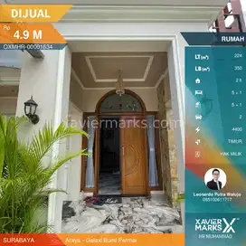 Rumah di Galaxi Bumi Permai Araya 8x28 meter dengan 5+1 Kamar tidur