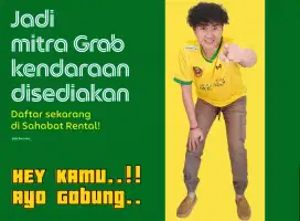 Lowongan Pekerjaan Driver Online Grab Car Sahabat Rental