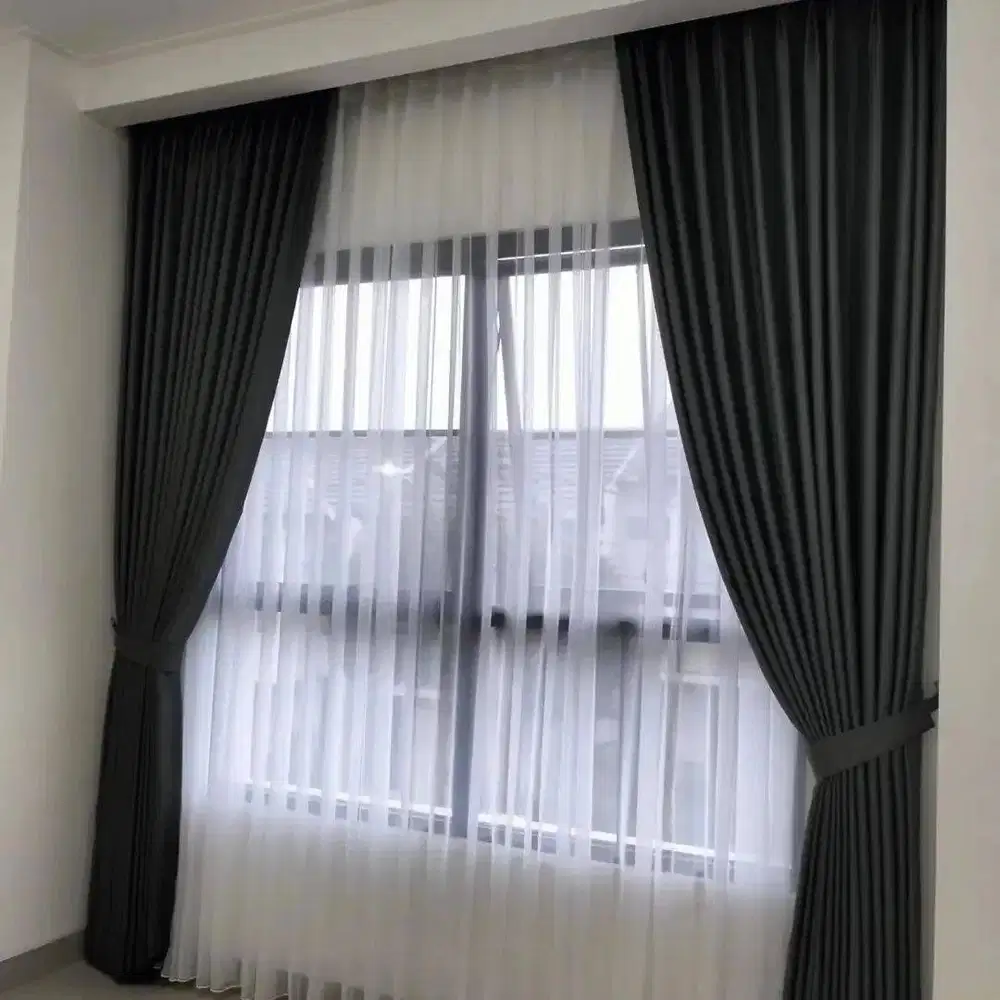 Jual & Pasang Gorden Vitrase Wallpaper Roller Blinds Korden Gordeng