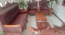 Jual kursi sofa kayu jati ukir asli