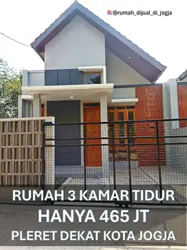 Rumah dekat RS Permata Husada di Pleret Bantul Siap Huni