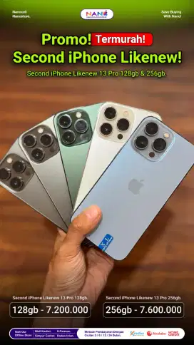 IPHONE SECOND ALL OPERATOR BISA CICILAN DP MULAI 0