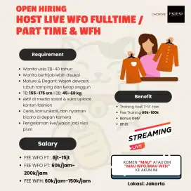 LOKER HOST LIVE E-COMMERCE FASHION TIKTOK