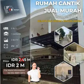 CIRACAS KELAPA DUA WETAN RUMAH CANTIK 2 LT JUAL MURAH CEPAT NEGO! ZN17